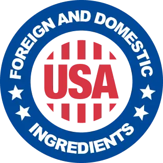 Foreign and domestic USA ingredients